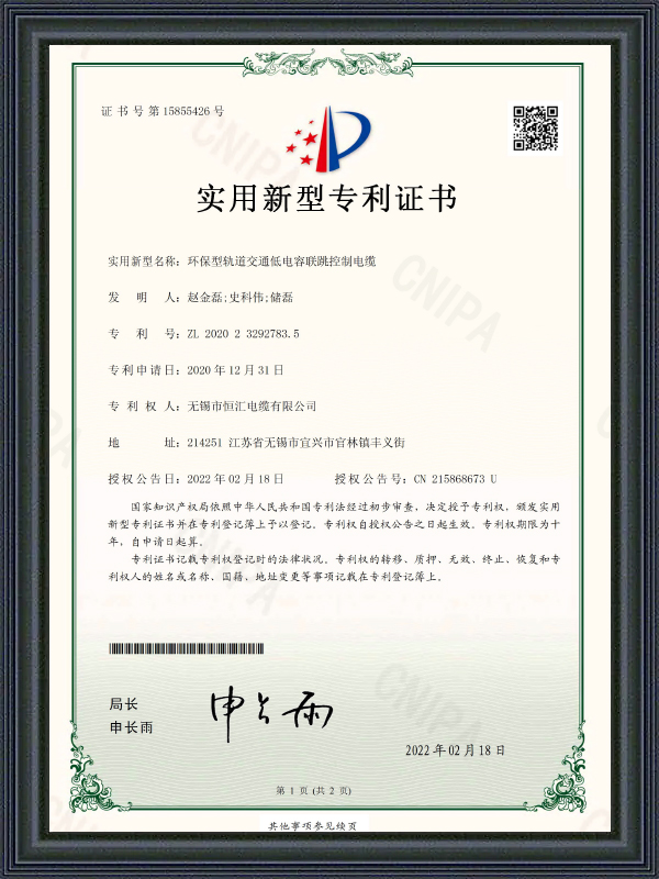 Sertifikat Paten Model Utilitas