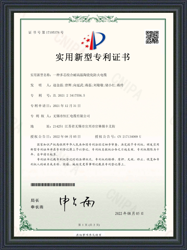 Sertifikat Paten Model Utilitas