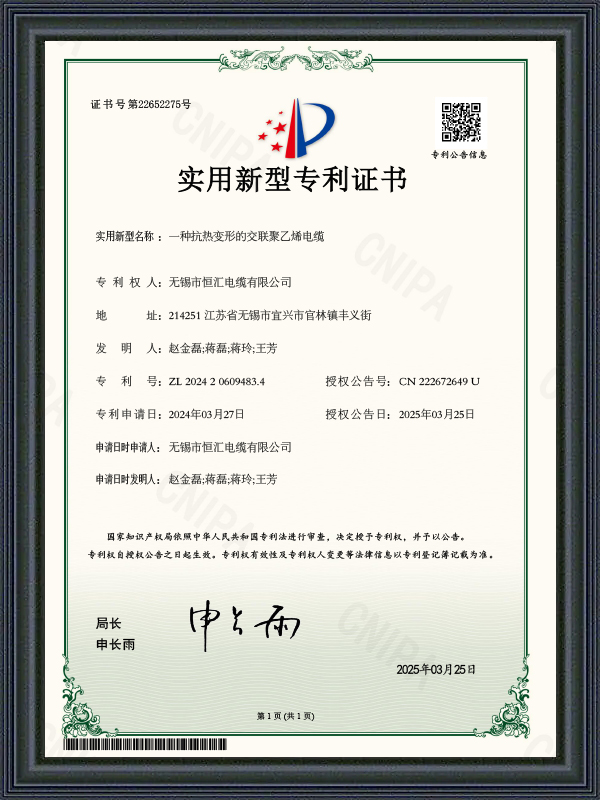 Sertifikat Paten Model Utilitas